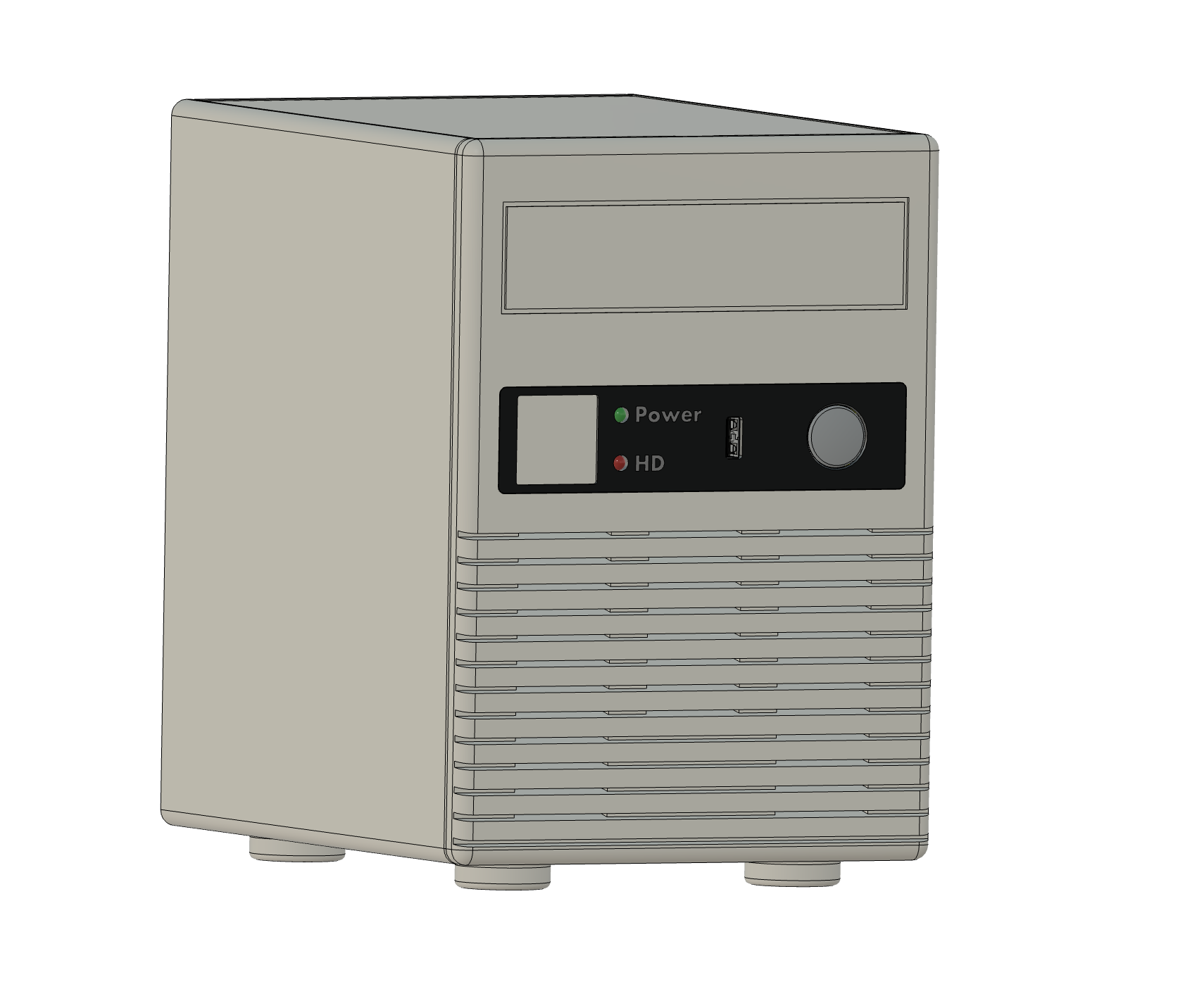 ITX Llama Retro Mini ITX case