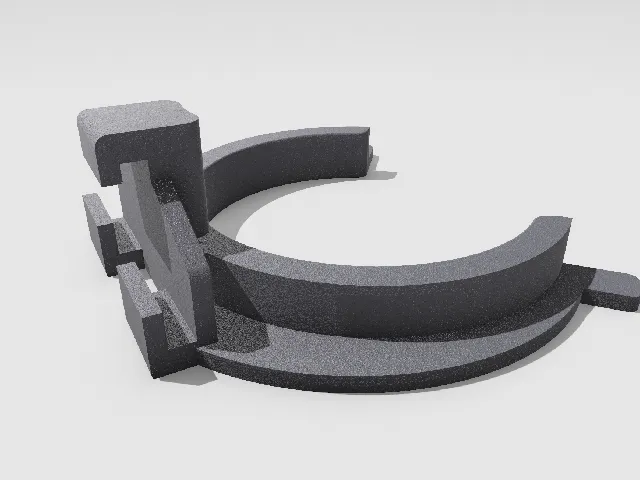 Reinforced IKEA Faktum leg clip