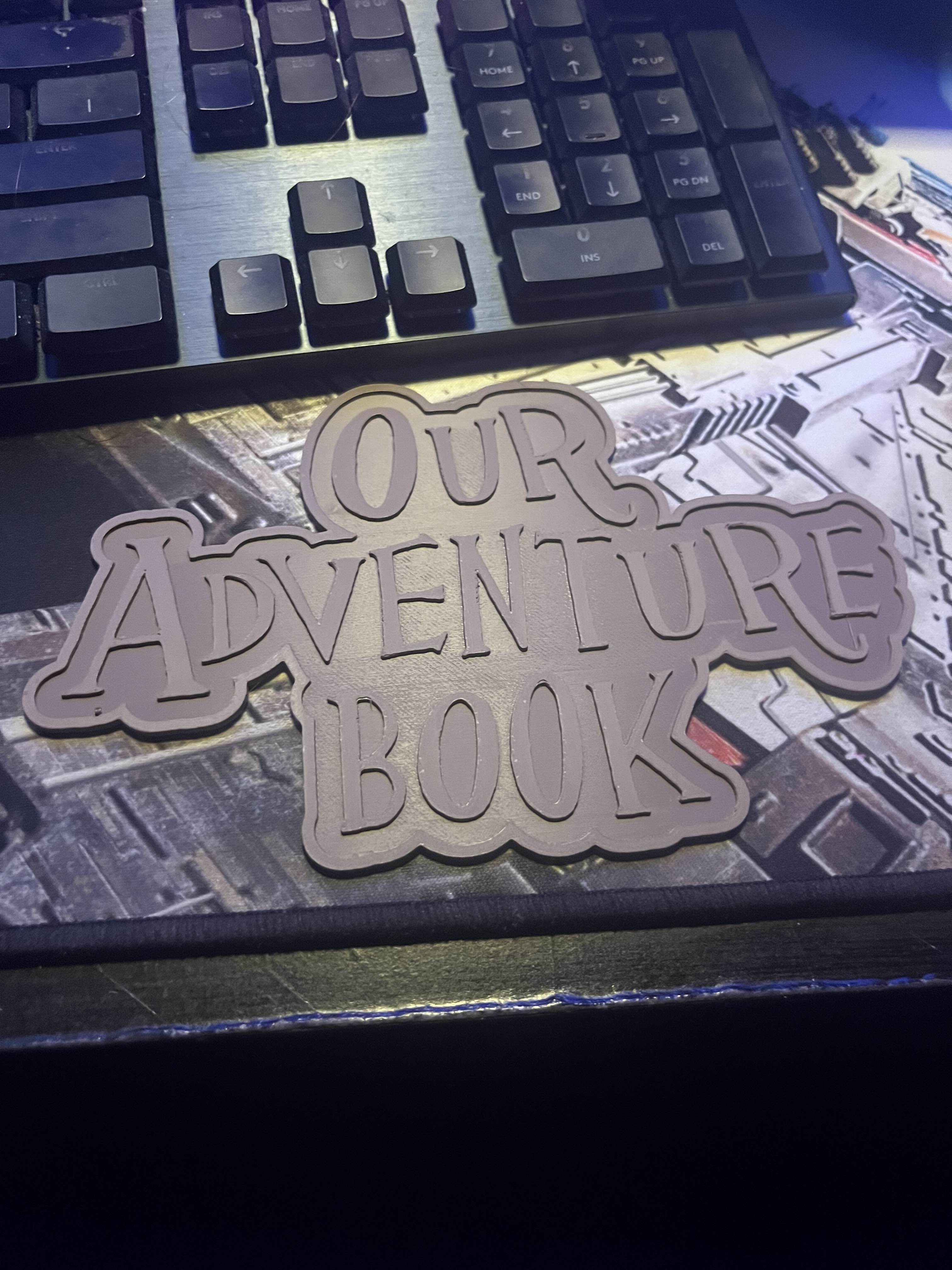 UP - "Our Adventure Book" Book Cover Detail