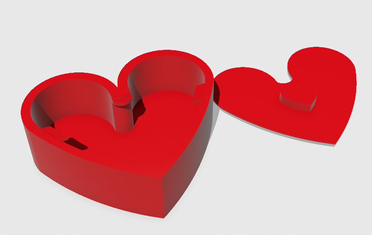 Heart shaped Jewl box