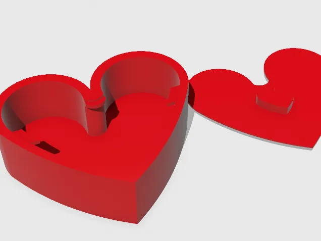 Heart shaped Jewl box