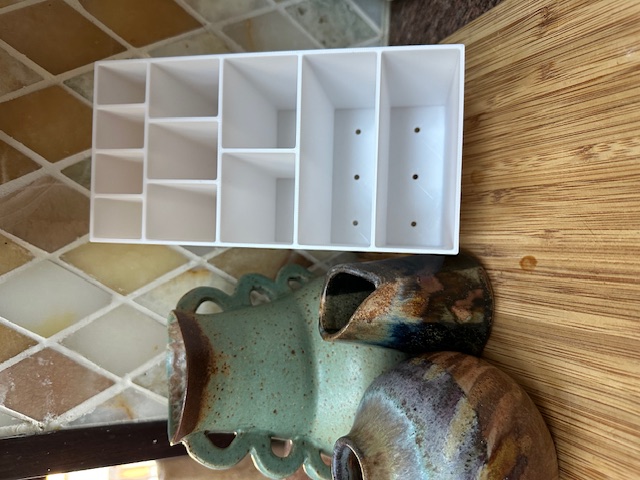 Pottery Tool Organizer with Drainage
