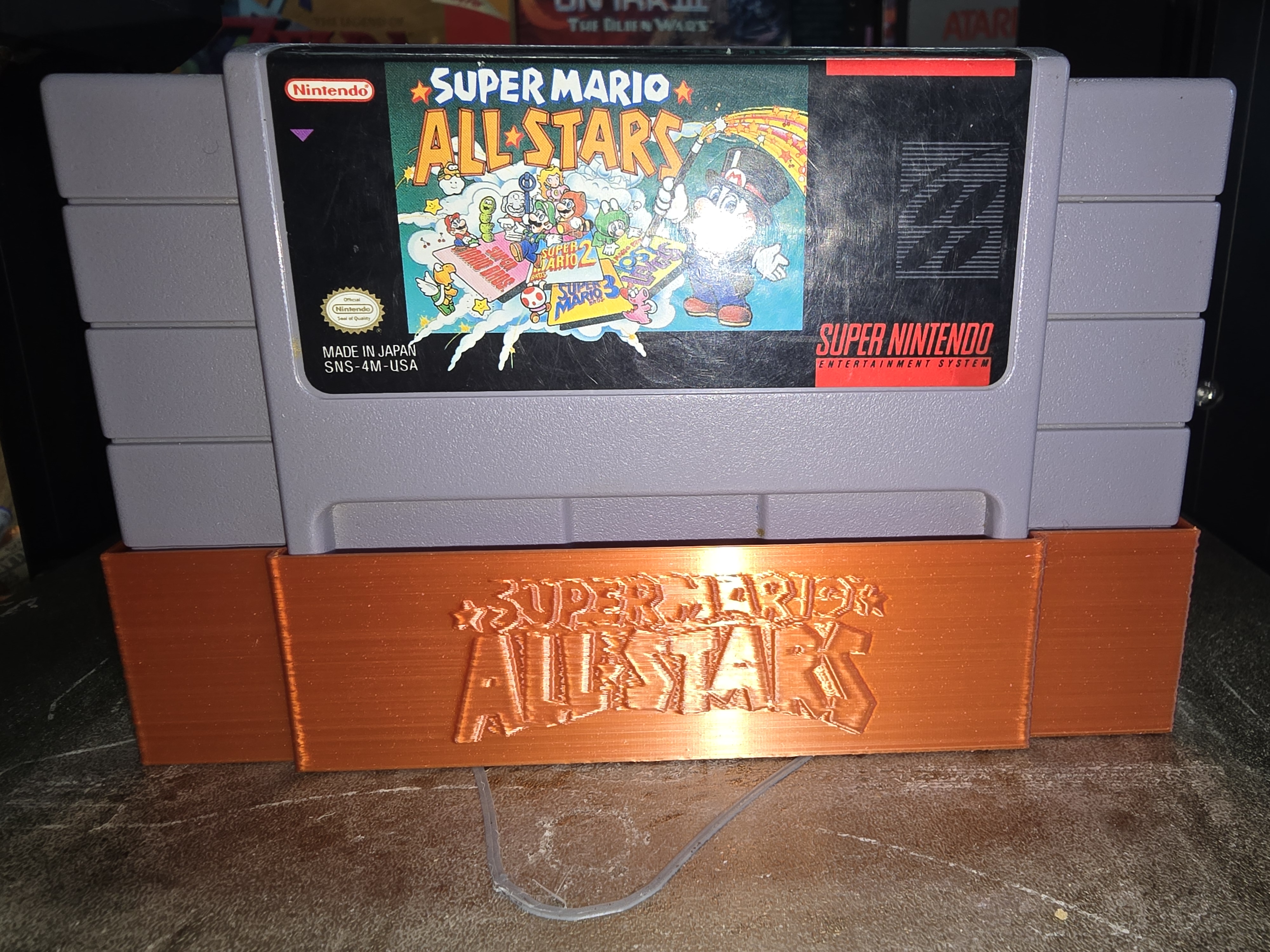 Super Mario All-Stars Dust Cover (game not included)