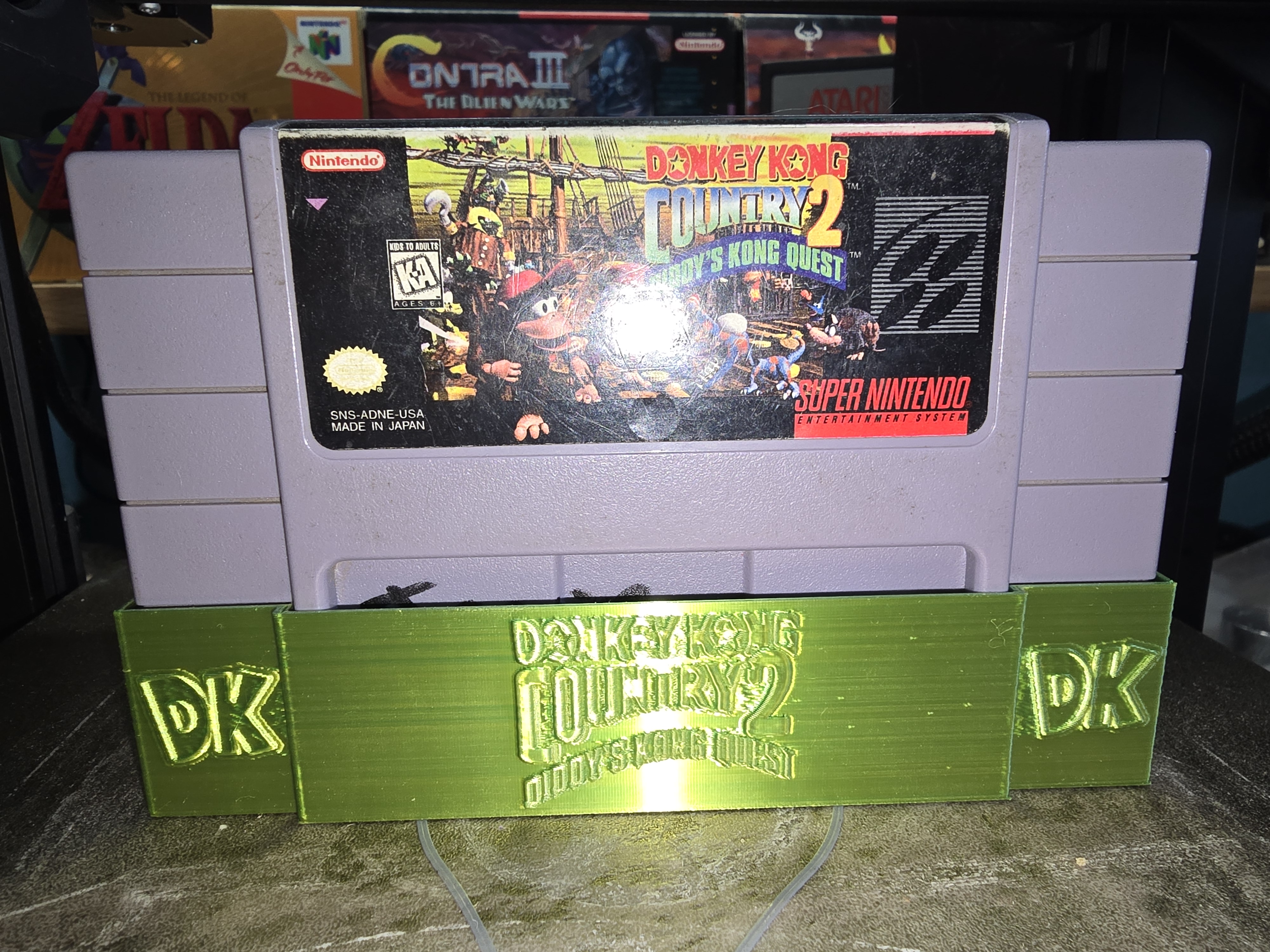 Donkey Kong Country 2 Dust Cover (game not included)