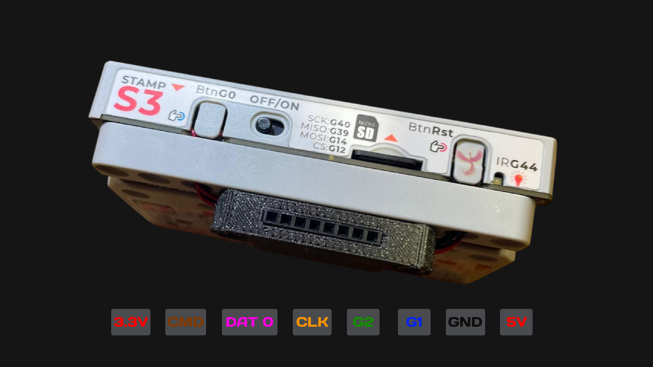 M5Stack Cardputer Lego 8 pins extender