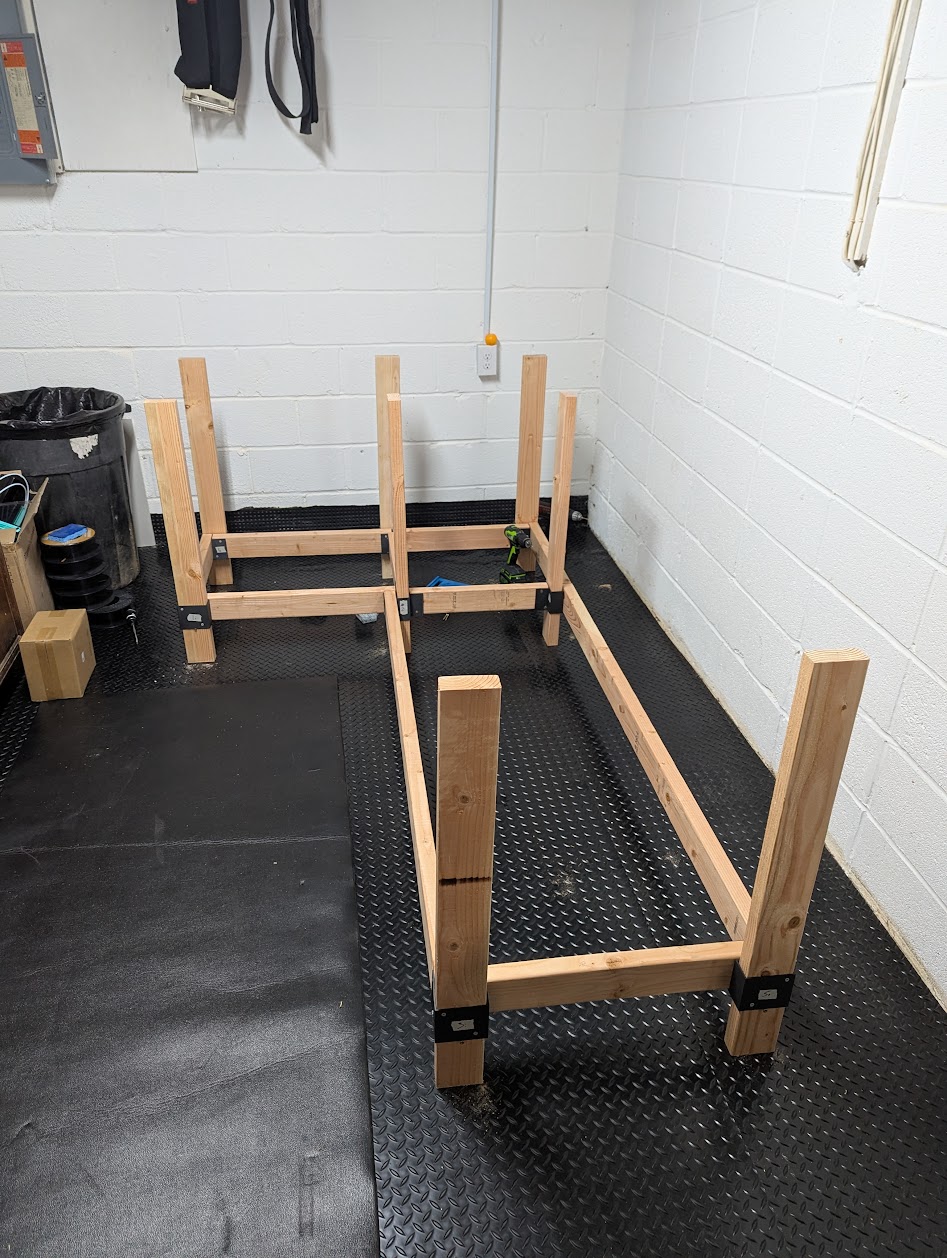 Custom L-Shaped 2x4 Workbench — miniatura 6