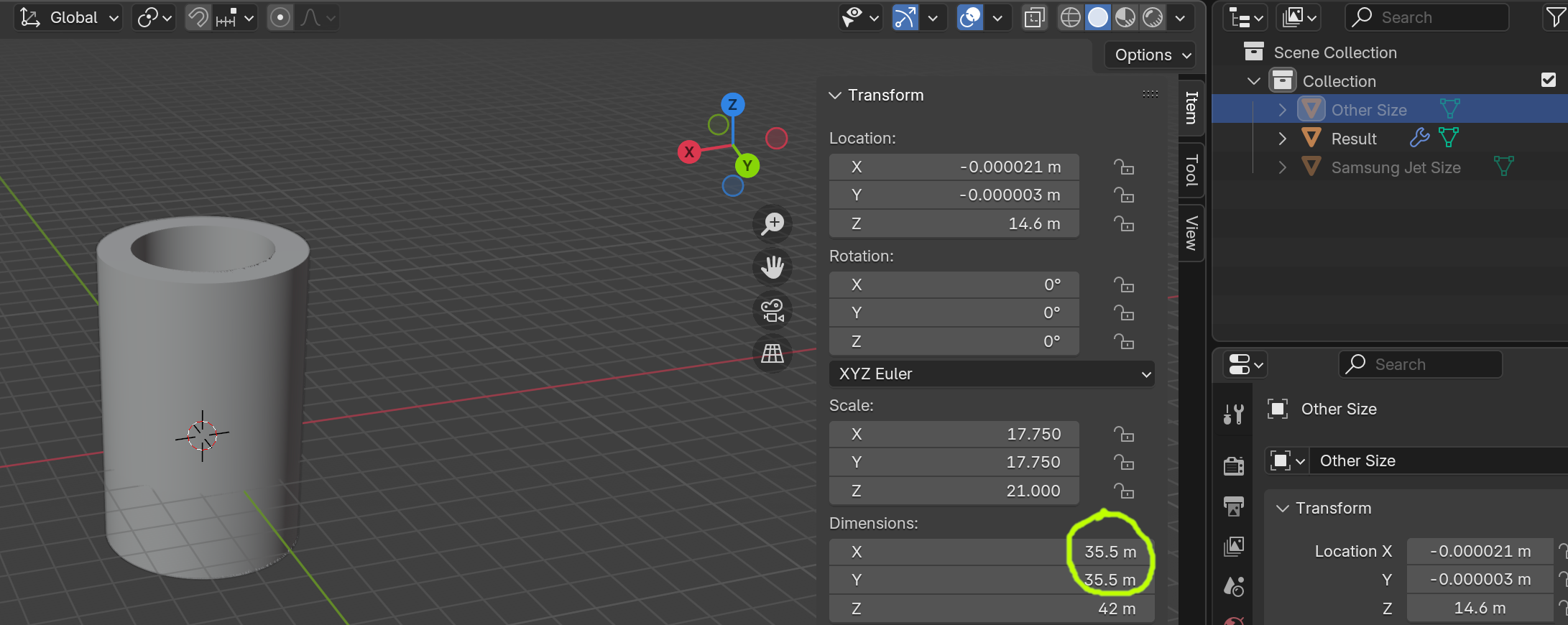 Samsung JET vacuum adapter easy to change diameter in blender!
