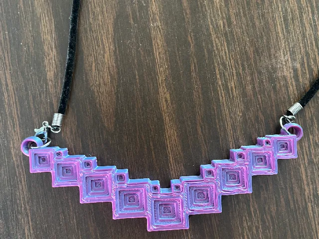 Bismuth Necklace