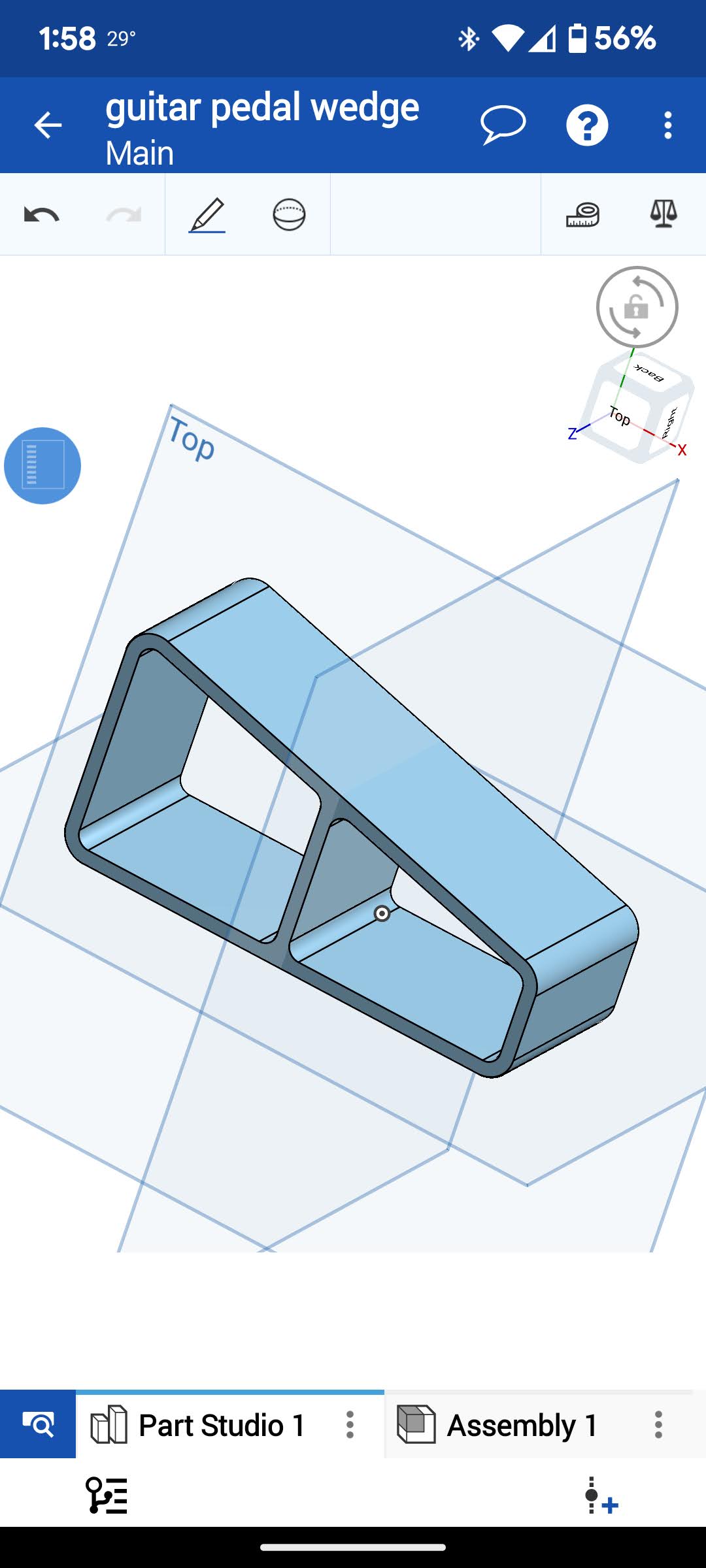 Guitar Pedal Riser Flat and 15 Degrees