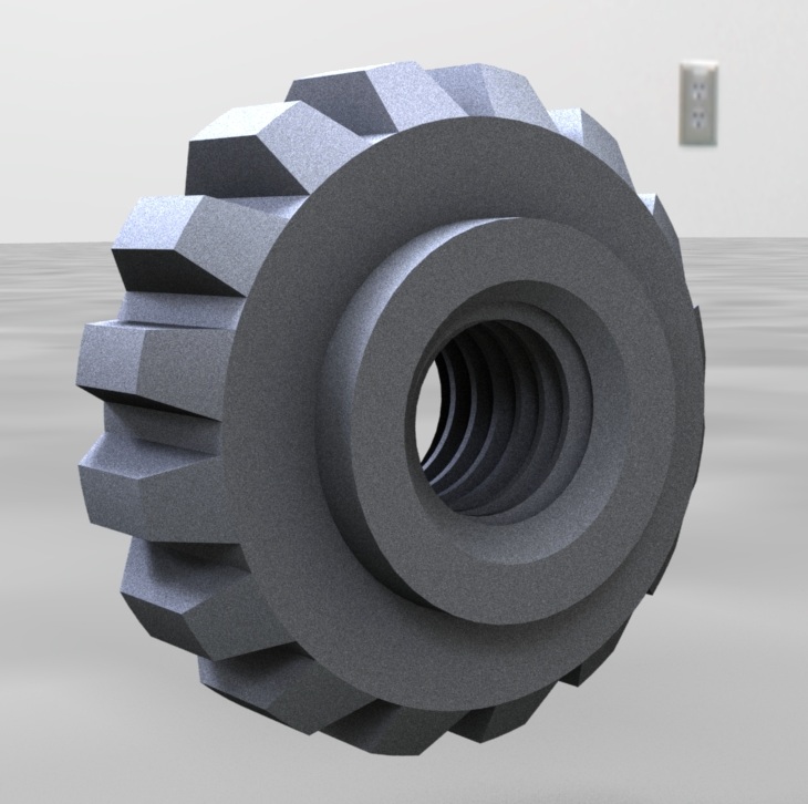 Threaded Metric Knurled Nuts M3 M4 M5 M6 M8