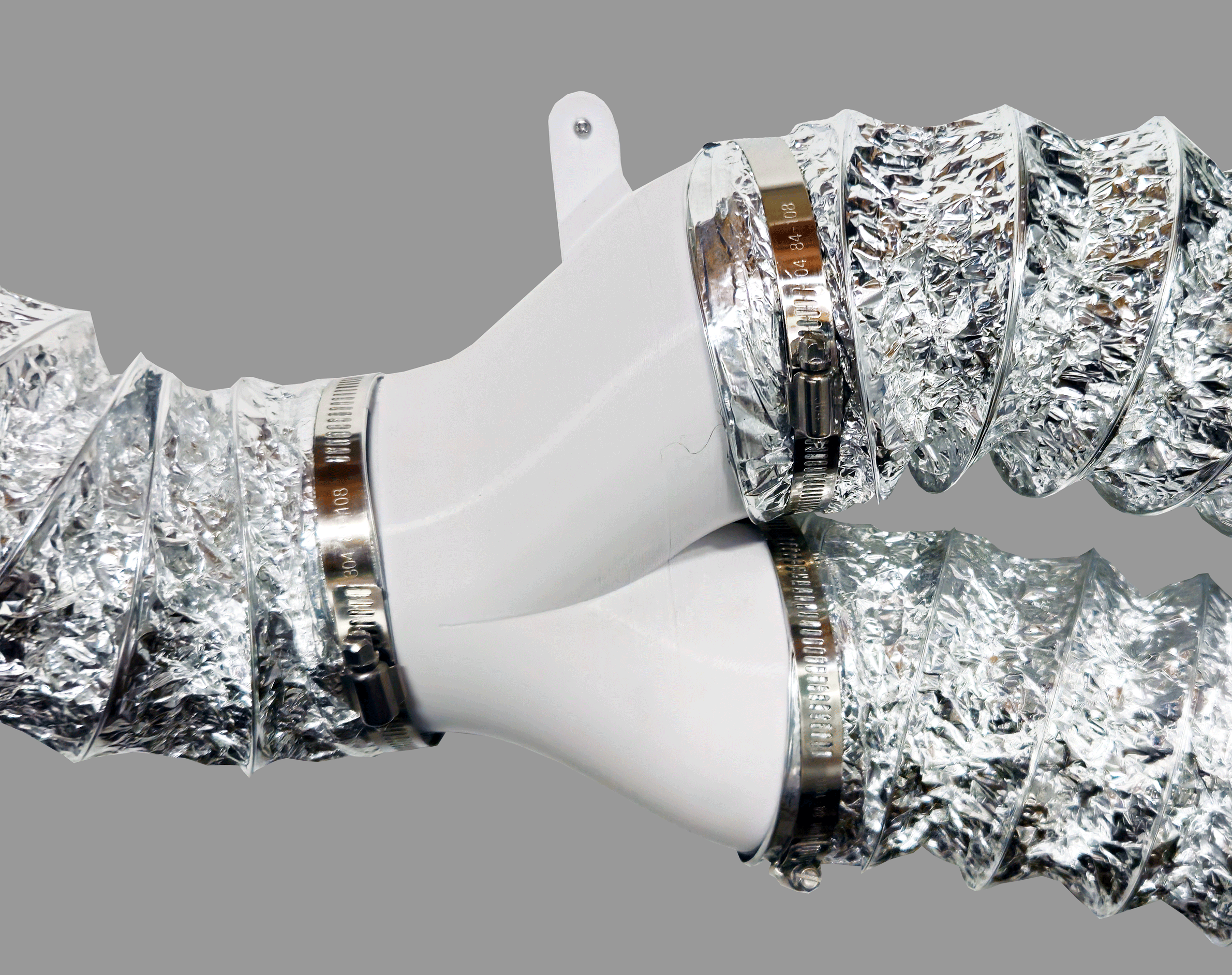 4 inch duct splitter (wall mounted 2 to 1 collector)