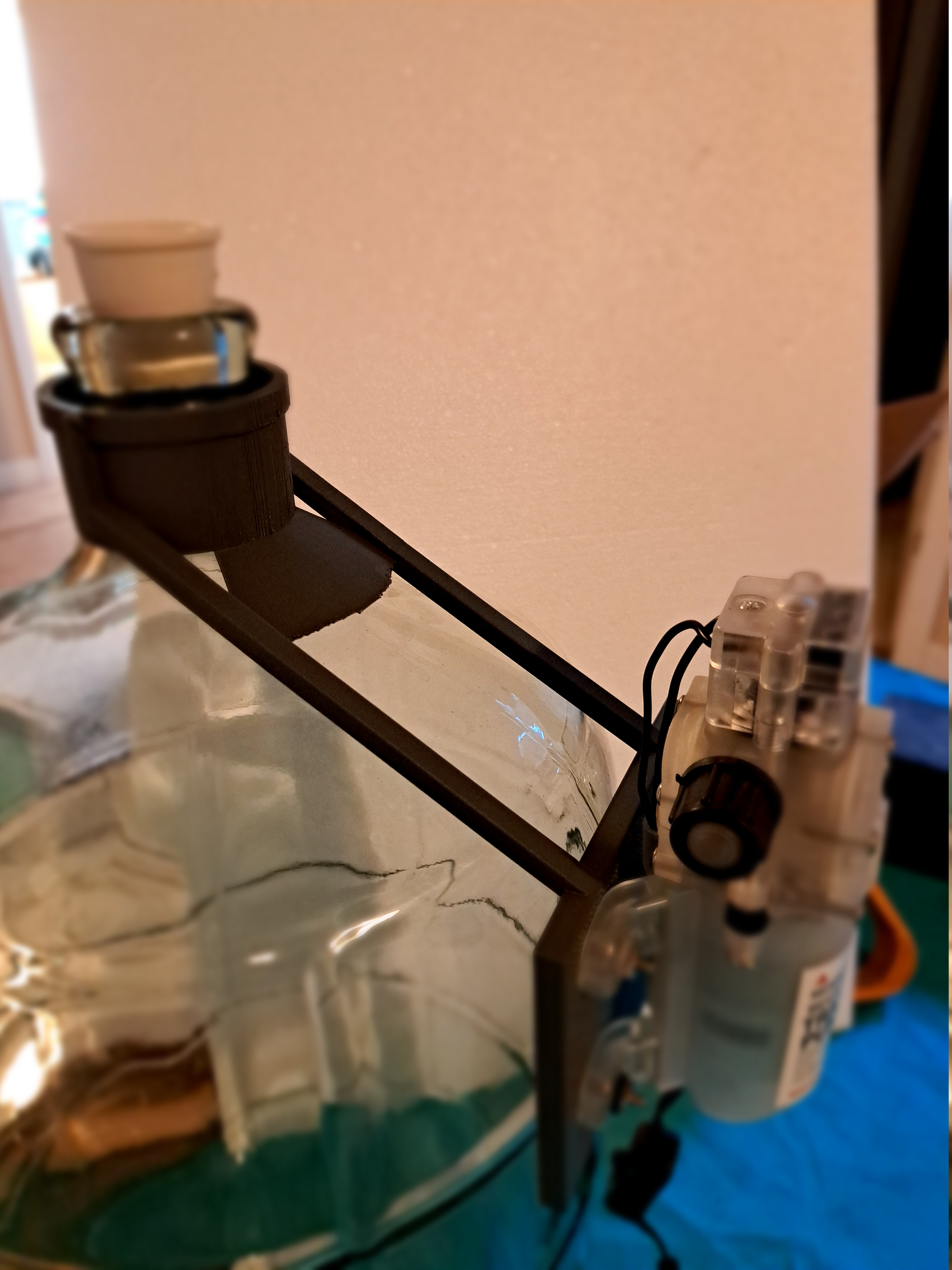 Wine Carboy Pump Bracket