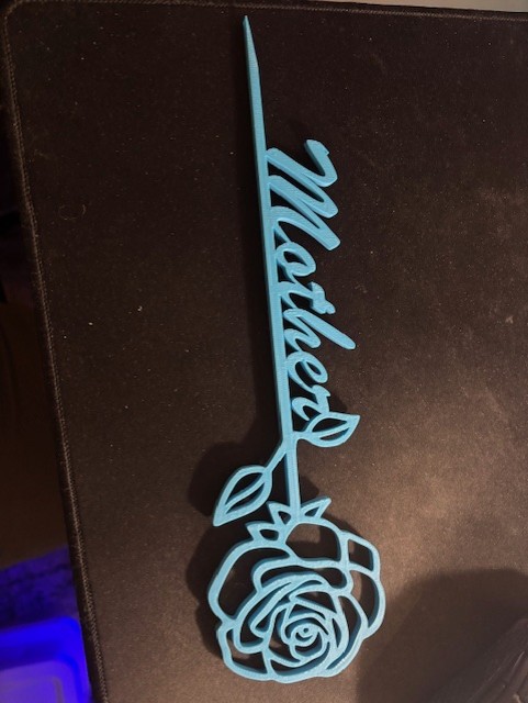Mother's Day Rose Plant Marker