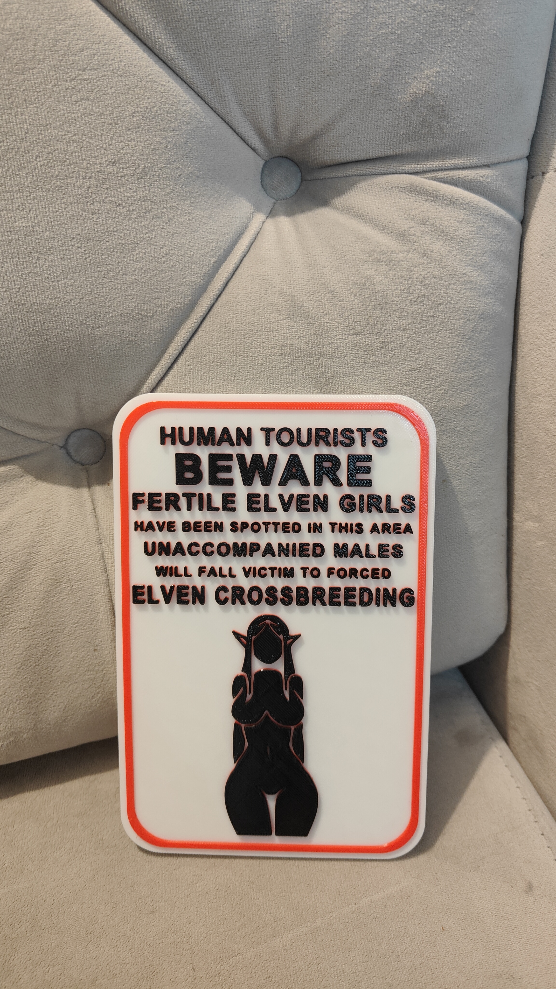 Beware - Elves Crossbreeding sign