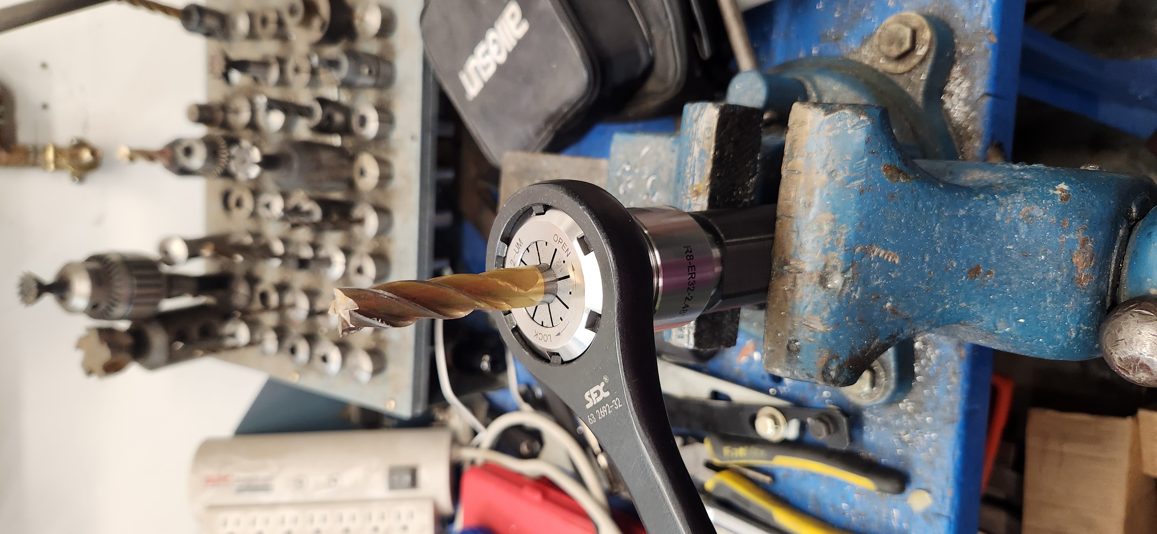 R8 Collet Block/Bench Holder