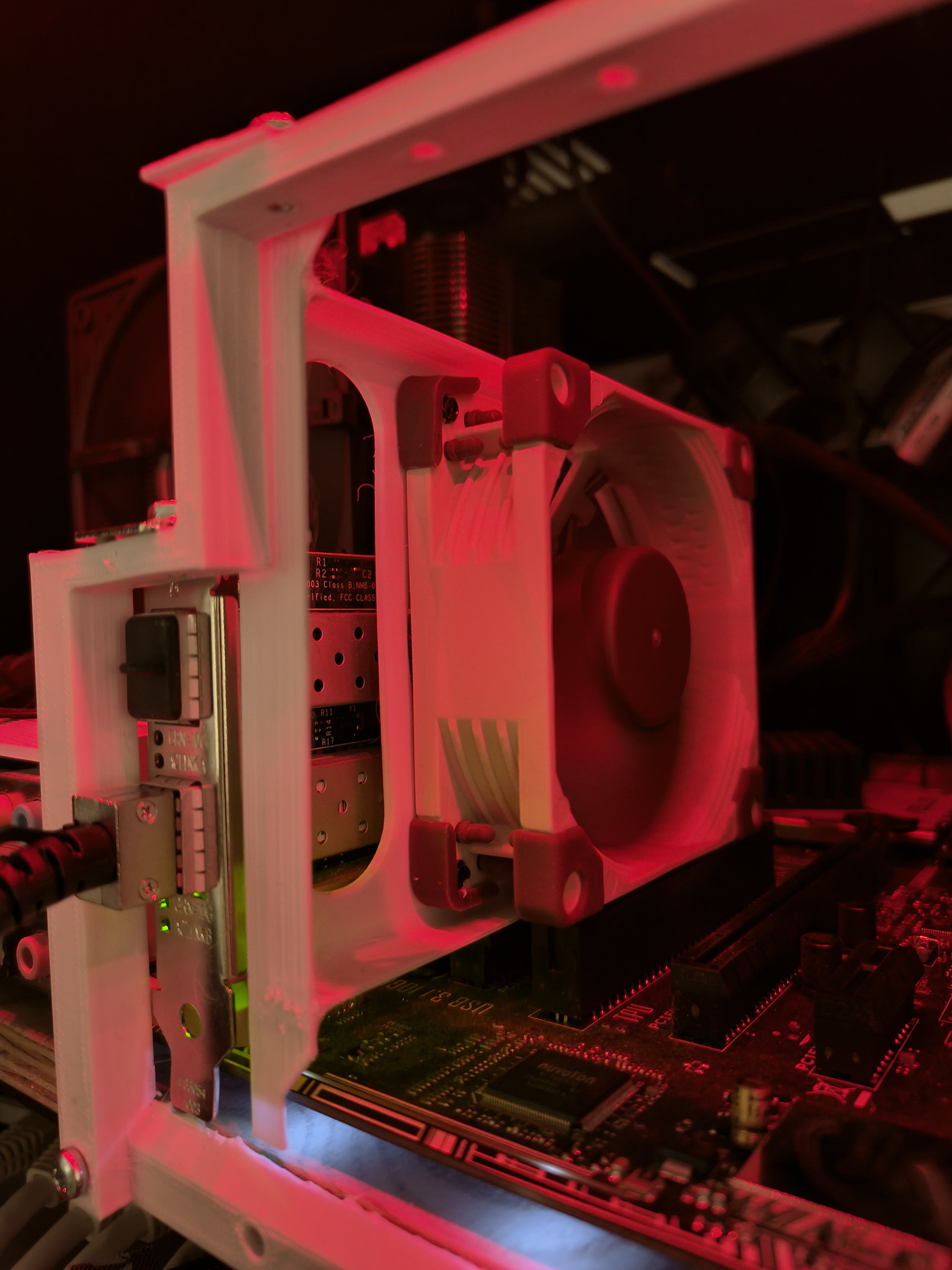 PCIe 80mm Fan mount (read info)
