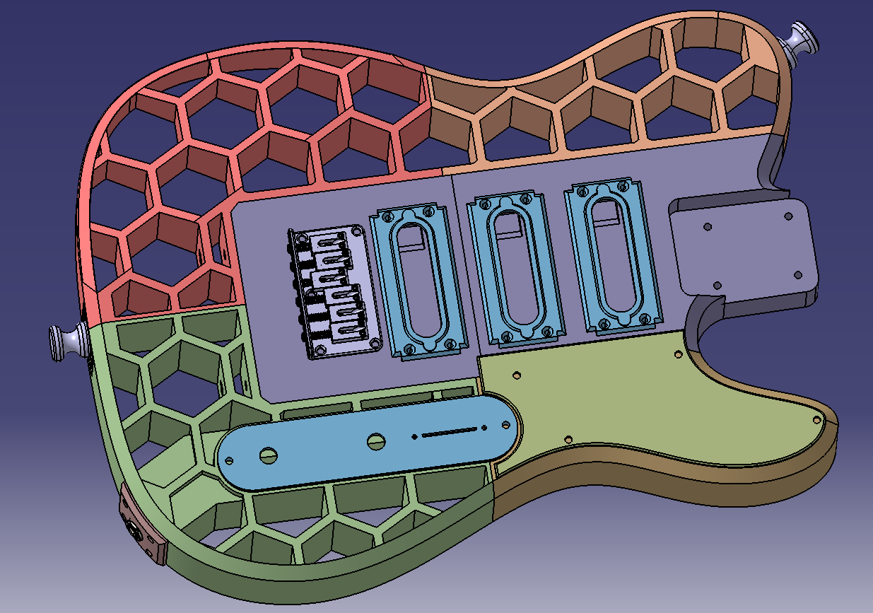 Clodocaster TL - 3D printable guitar