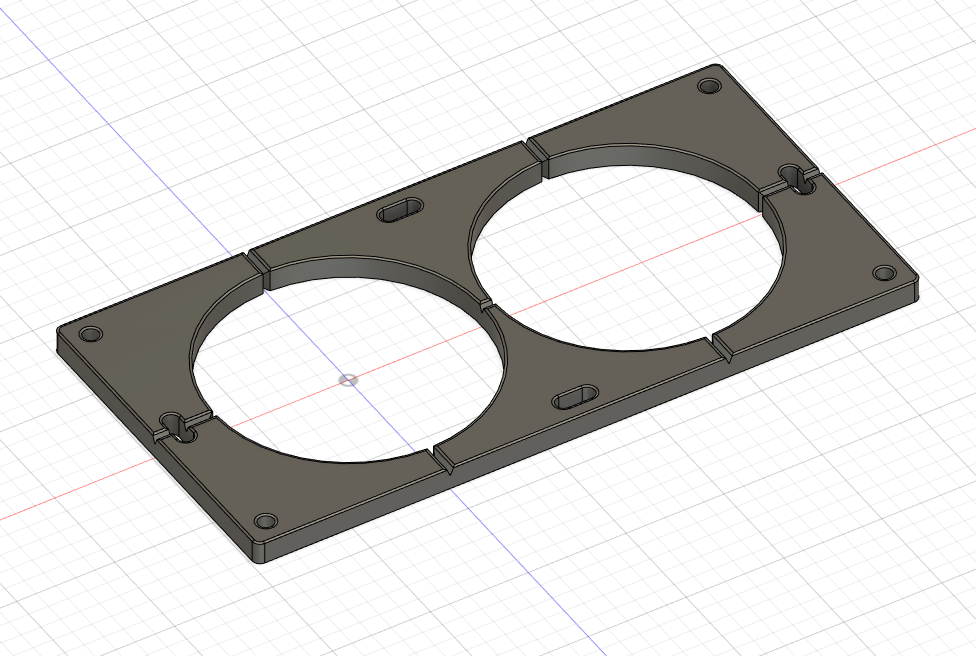 Wall Electric Outlet 68mm template  Шаблон подрозетника