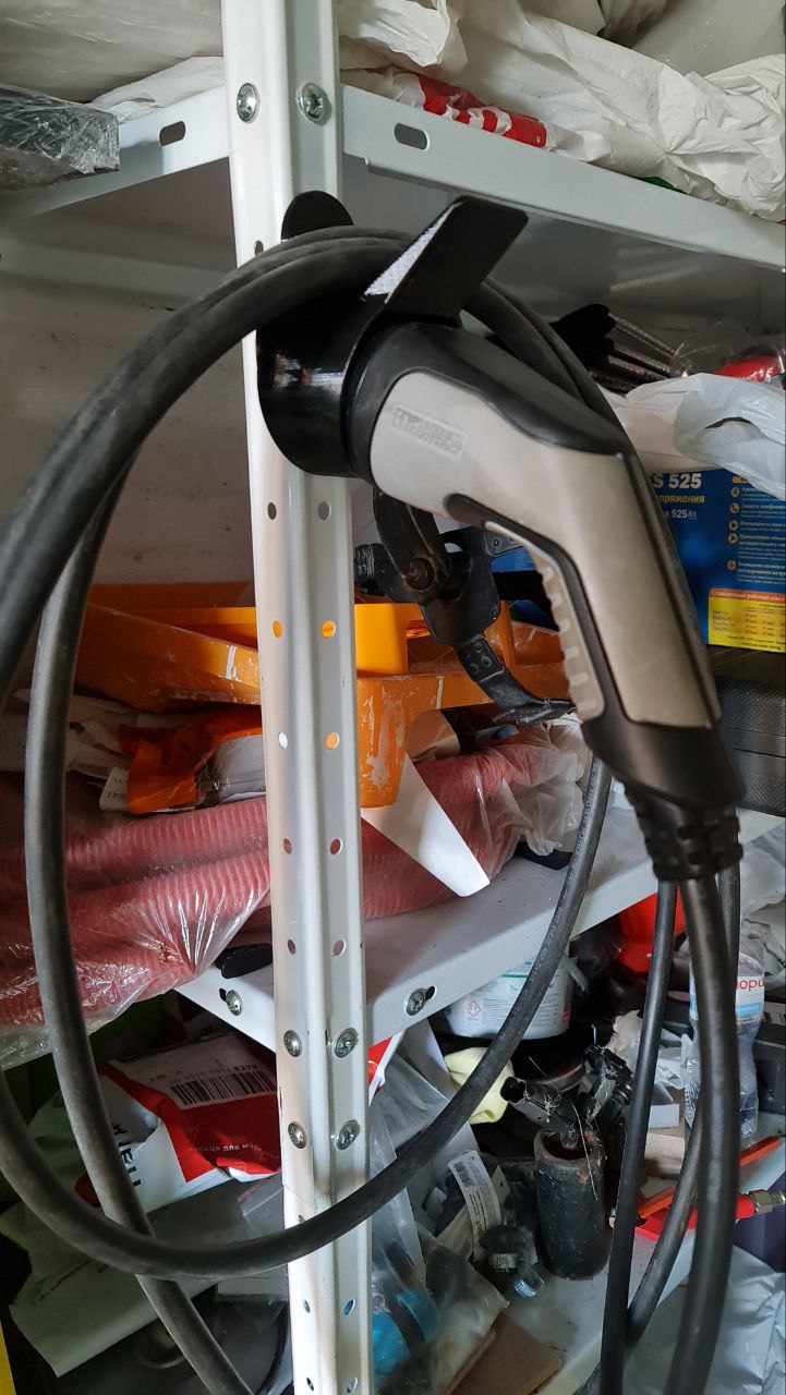 Type2 EV charger holder