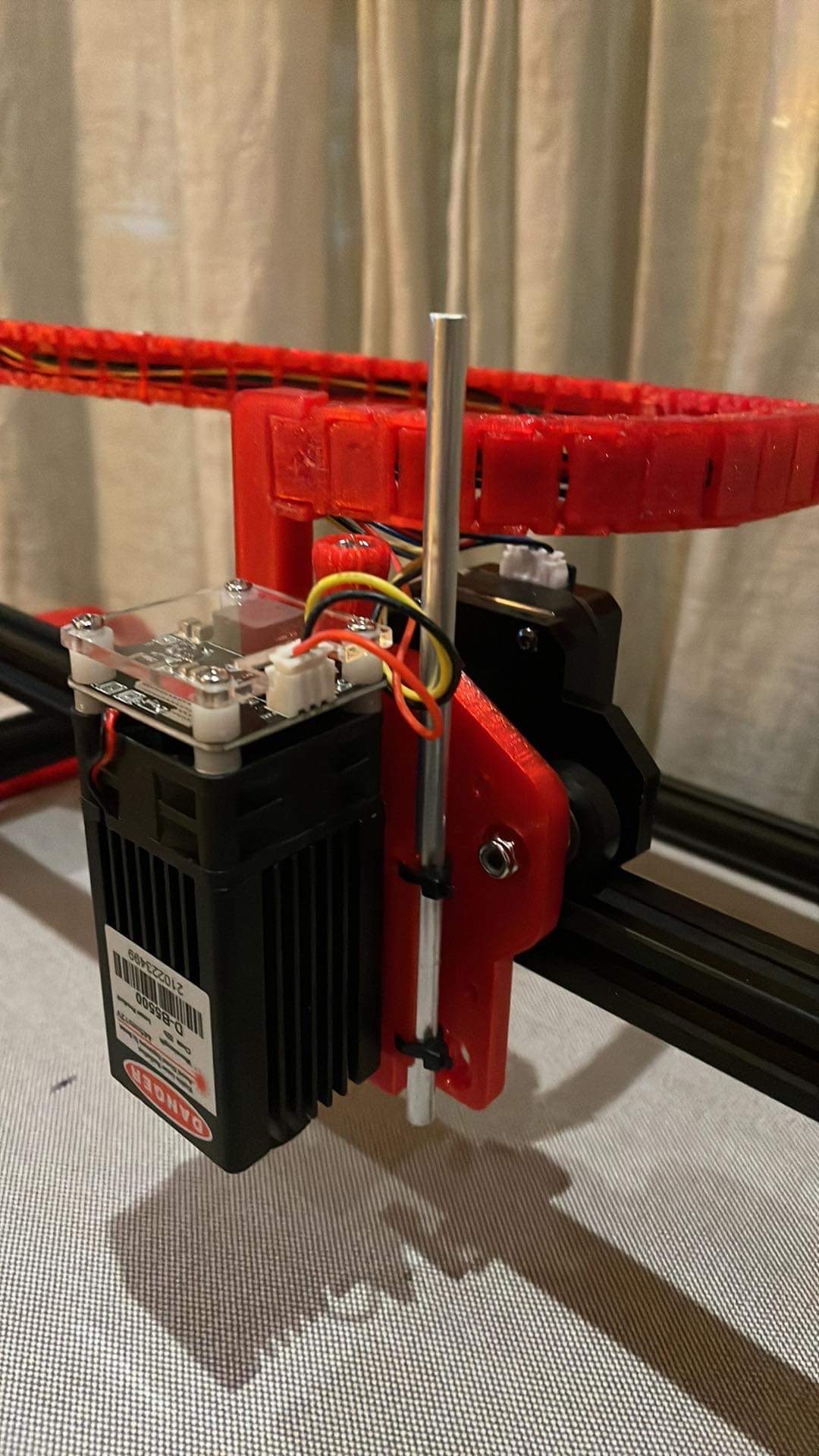 Laser Module Height Adjustment Mechanism