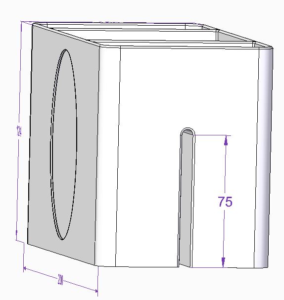 Miniatura 2 do modelo 3D Besteckkorb
