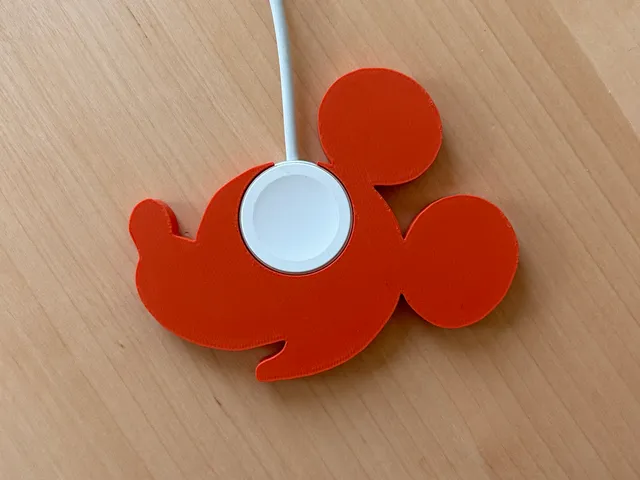 Micky Mouse Apple Watch charger holder