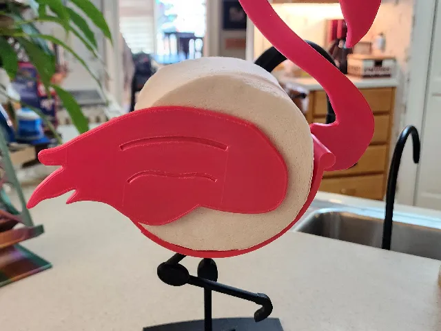 Flamingo Toilet Paper Buddy