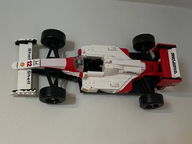 Lego Senna McLaren MP4/4 (#10330) Horizontal Wall Mount