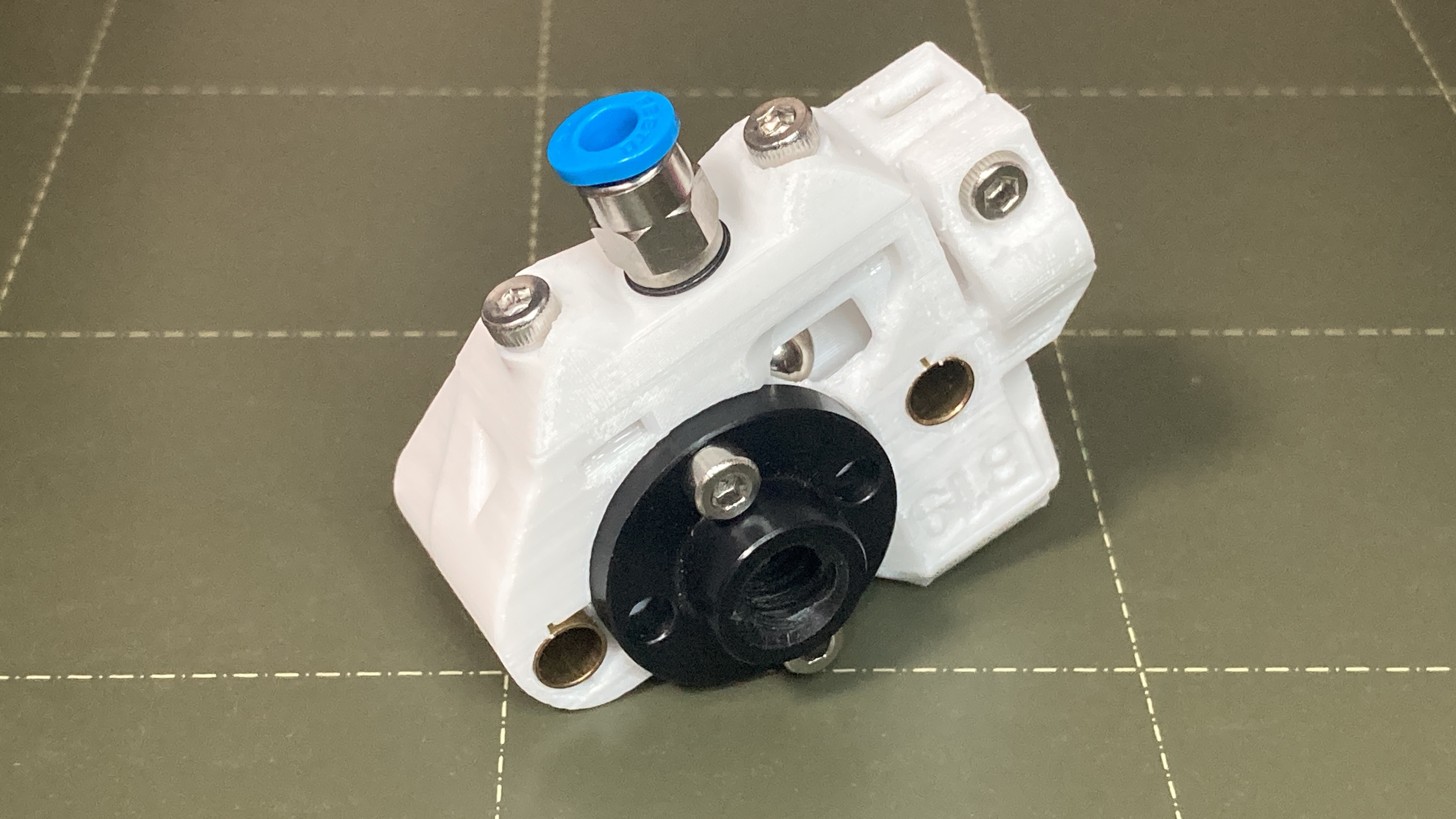 MMU3 UltiMulti Selector Remix: Front Plate for PC4-M5 Coupler 3D model thumbnail