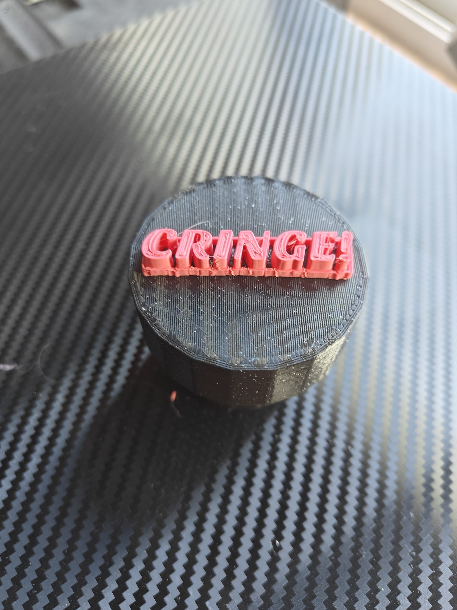 Mechanic Cringe Button Fidget