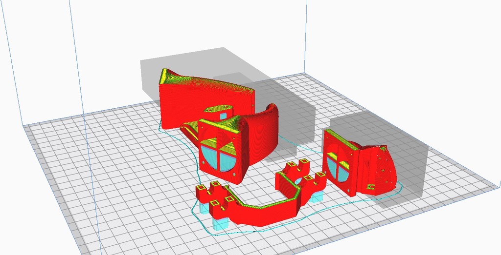 Ender 5 Fanduct V3 for Stock Setup or MicroSwiss DirectDrive (40mm fans ...