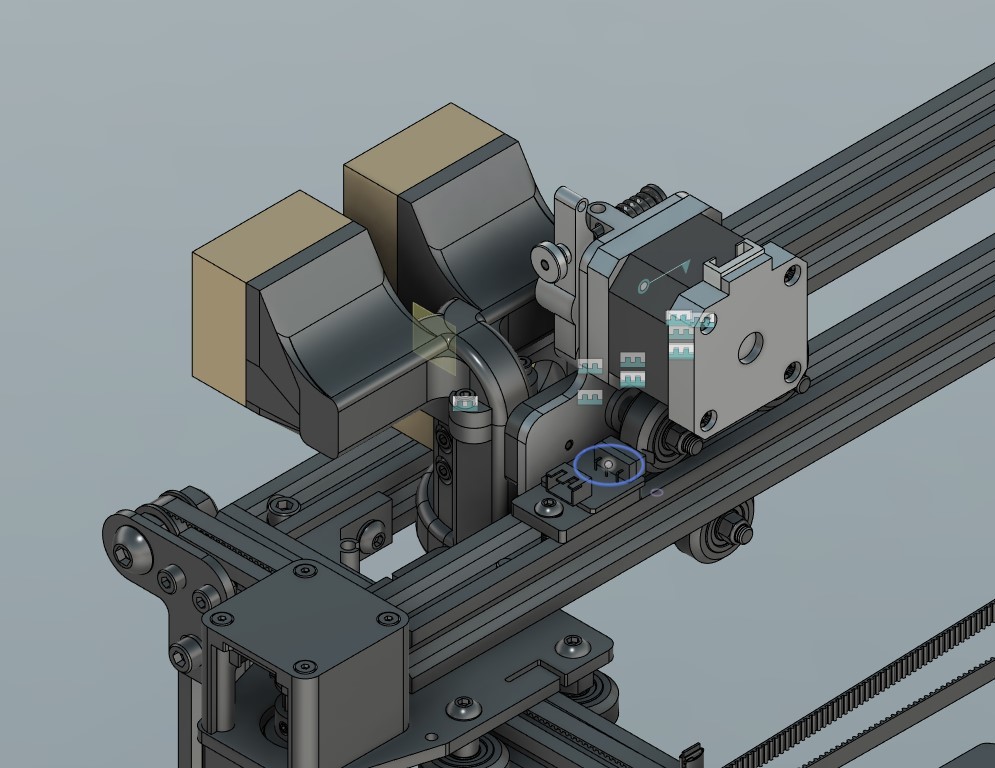 Ender 5 MicroSwiss Direct Drive Fan Duct (Step and Fusion360) — thumbnail 3