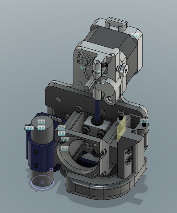 Ender 5 MicroSwiss Direct Drive Fan Duct (Step and Fusion360) — thumbnail 6