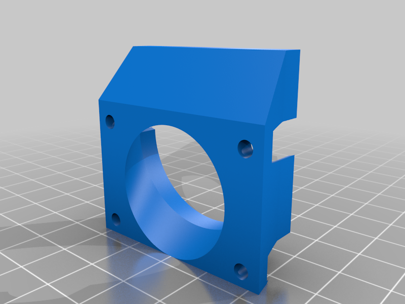 Ender 5 MicroSwiss Direct Drive Fan Duct (Step and Fusion360) — thumbnail 11