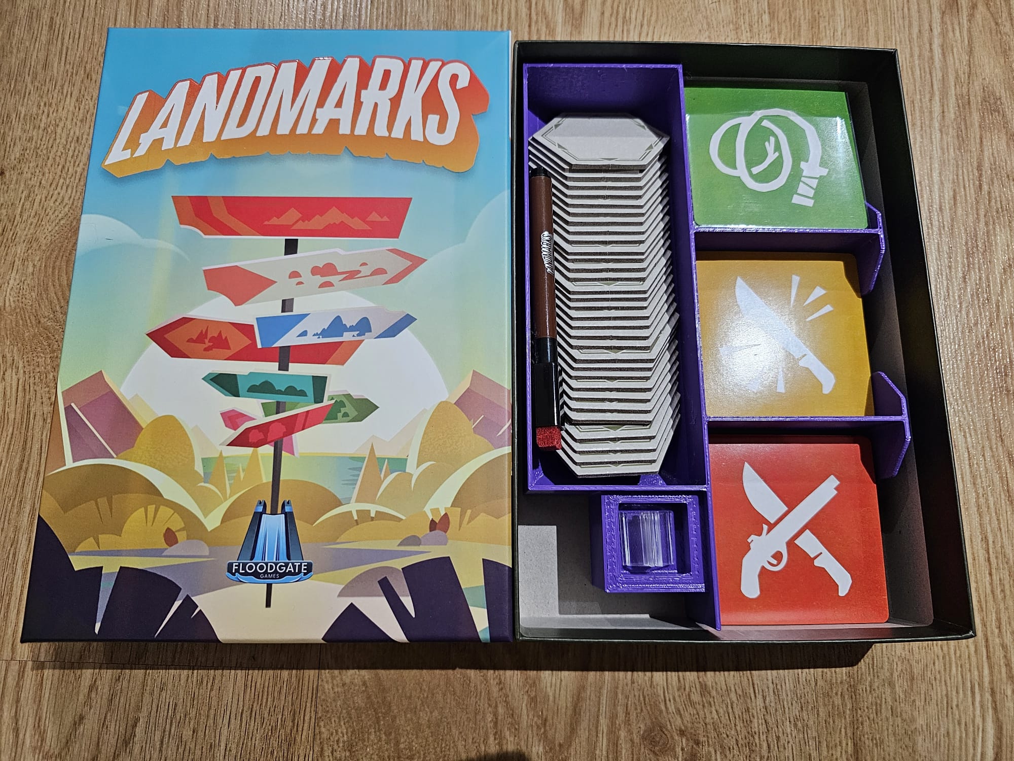 Landmarks - Board Game Insert