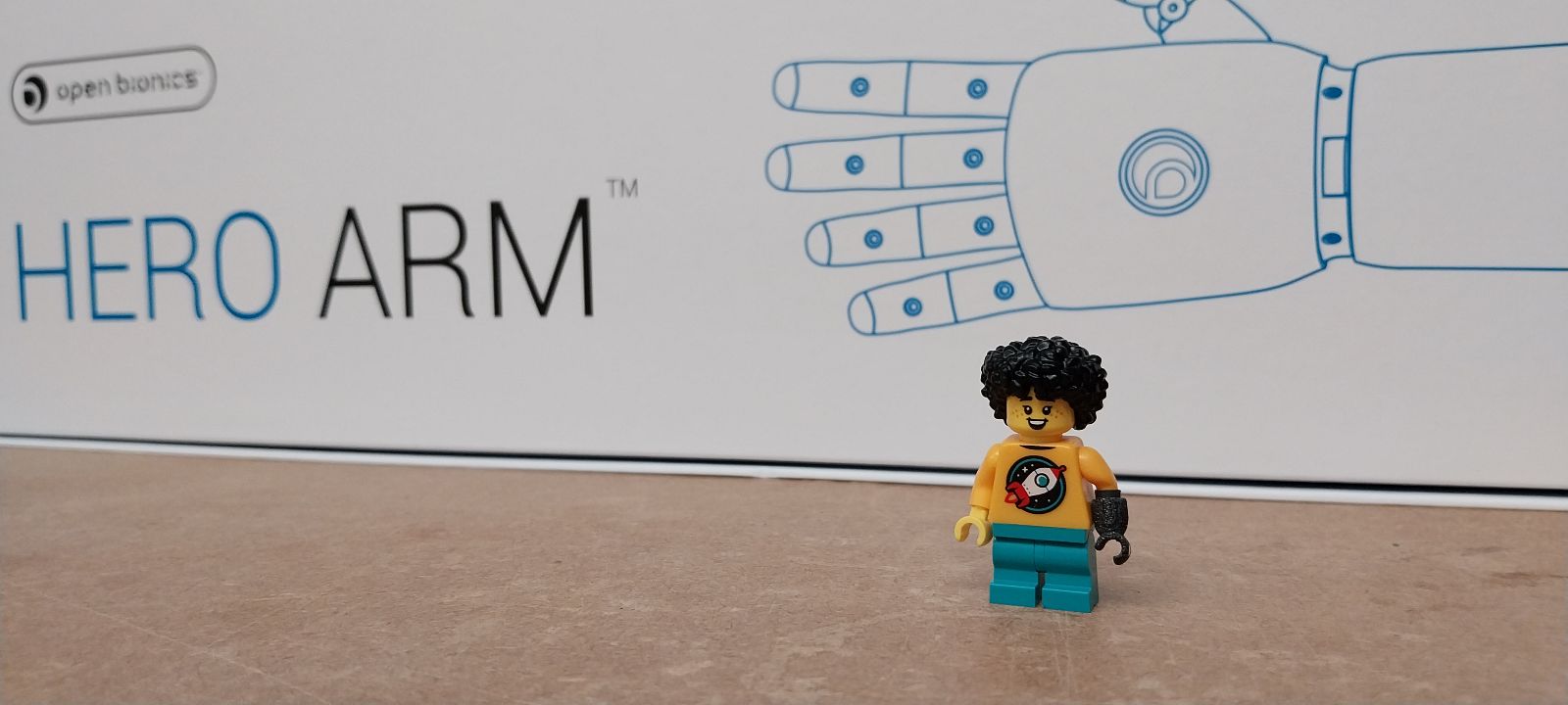 LEGO Minifigure Scale Hero Arm Prosthetic
