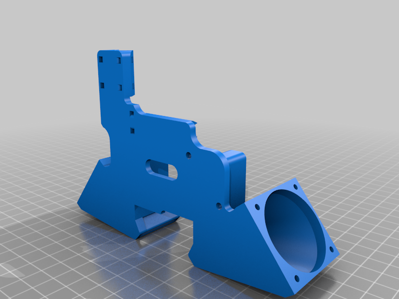 CR10/Ender 3 MicroSwiss DirectDrive Dual 40mm Part Cooling Fan Duct by