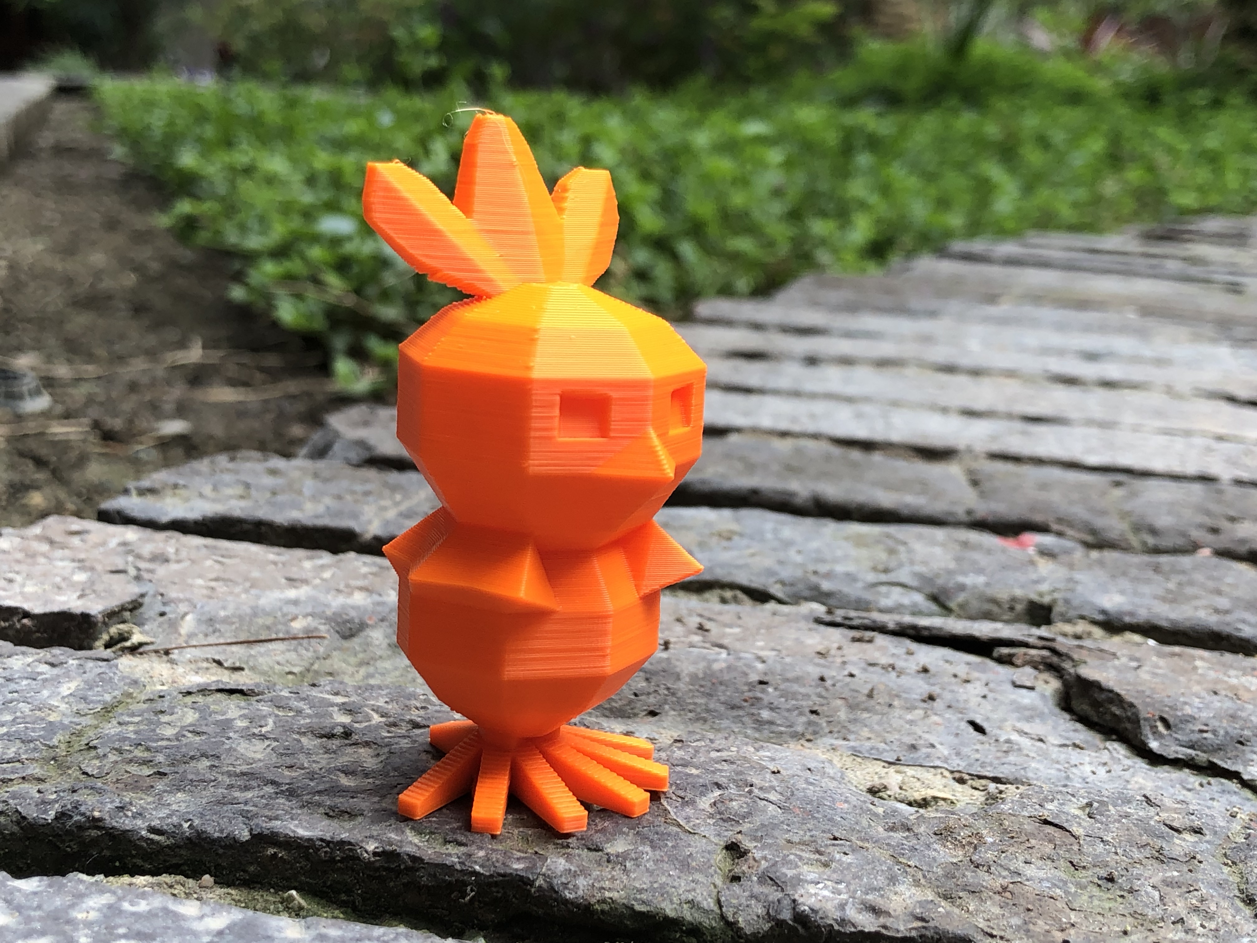 Miniatura 4 do modelo 3D Low Poly Torchic - Single and Multi extruder