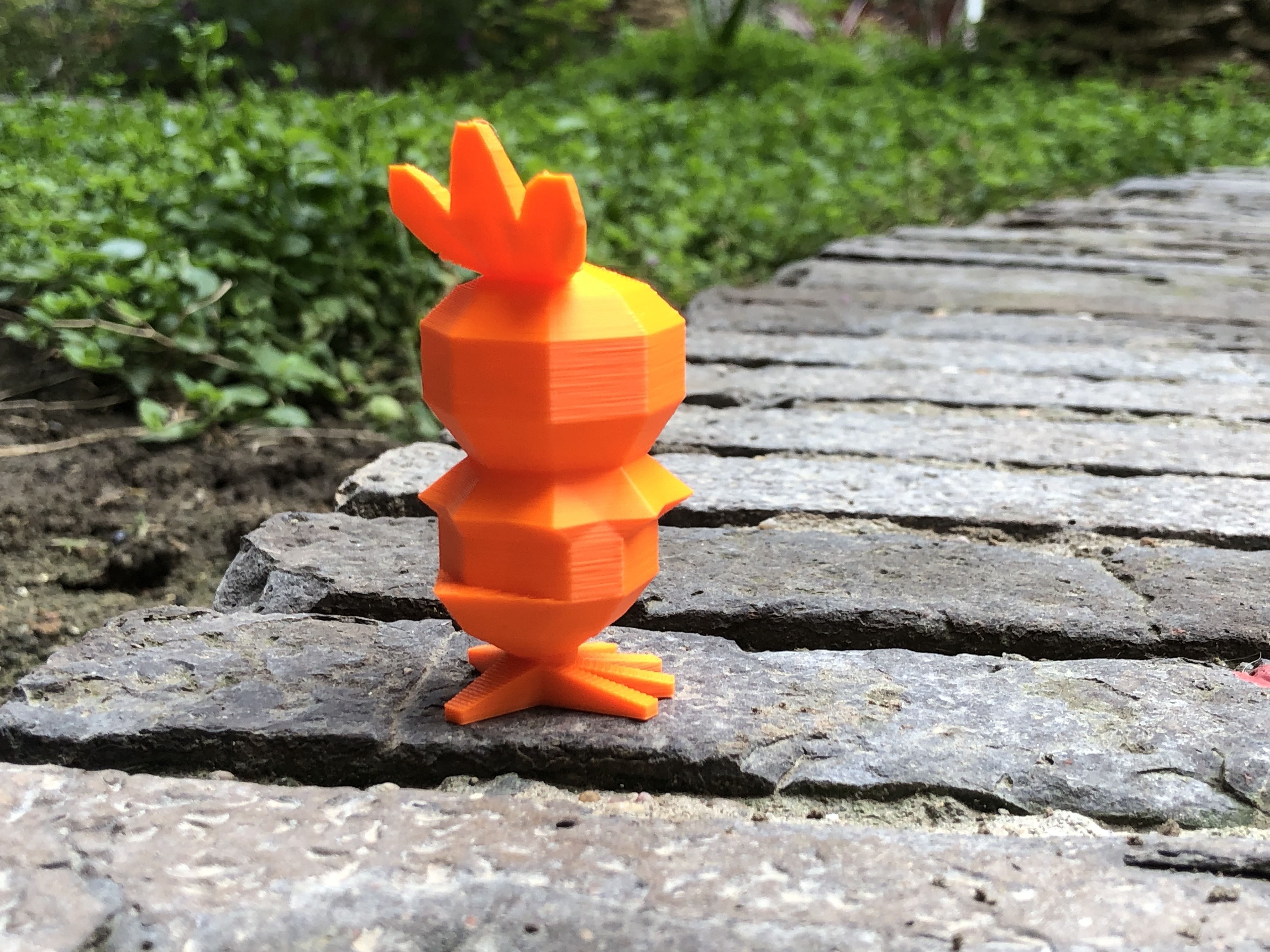 Miniatura 5 do modelo 3D Low Poly Torchic - Single and Multi extruder