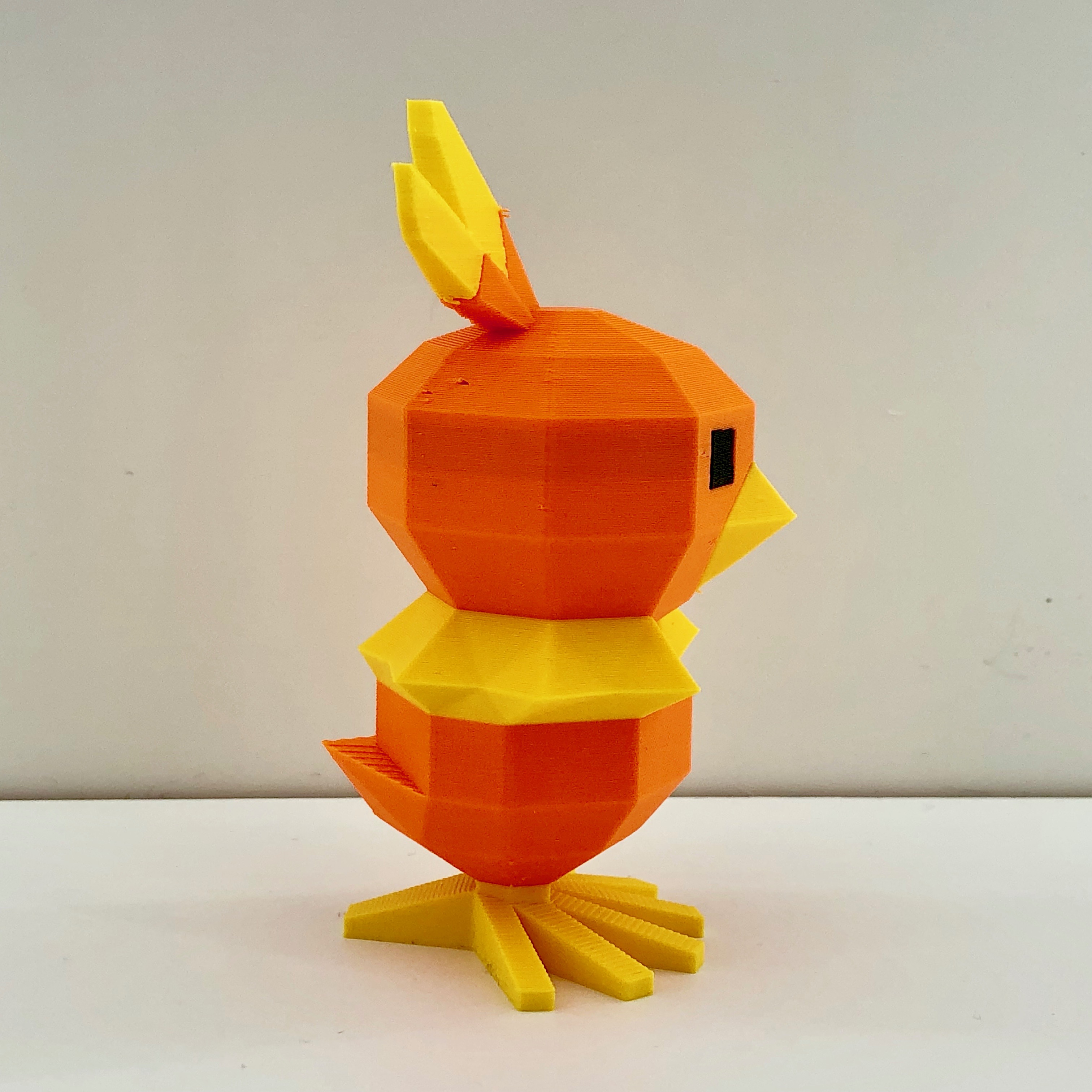 Miniatura 2 do modelo 3D Low Poly Torchic - Single and Multi extruder