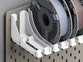 Filament Spool Holder for IKEA SKADIS by alecs.form Download
