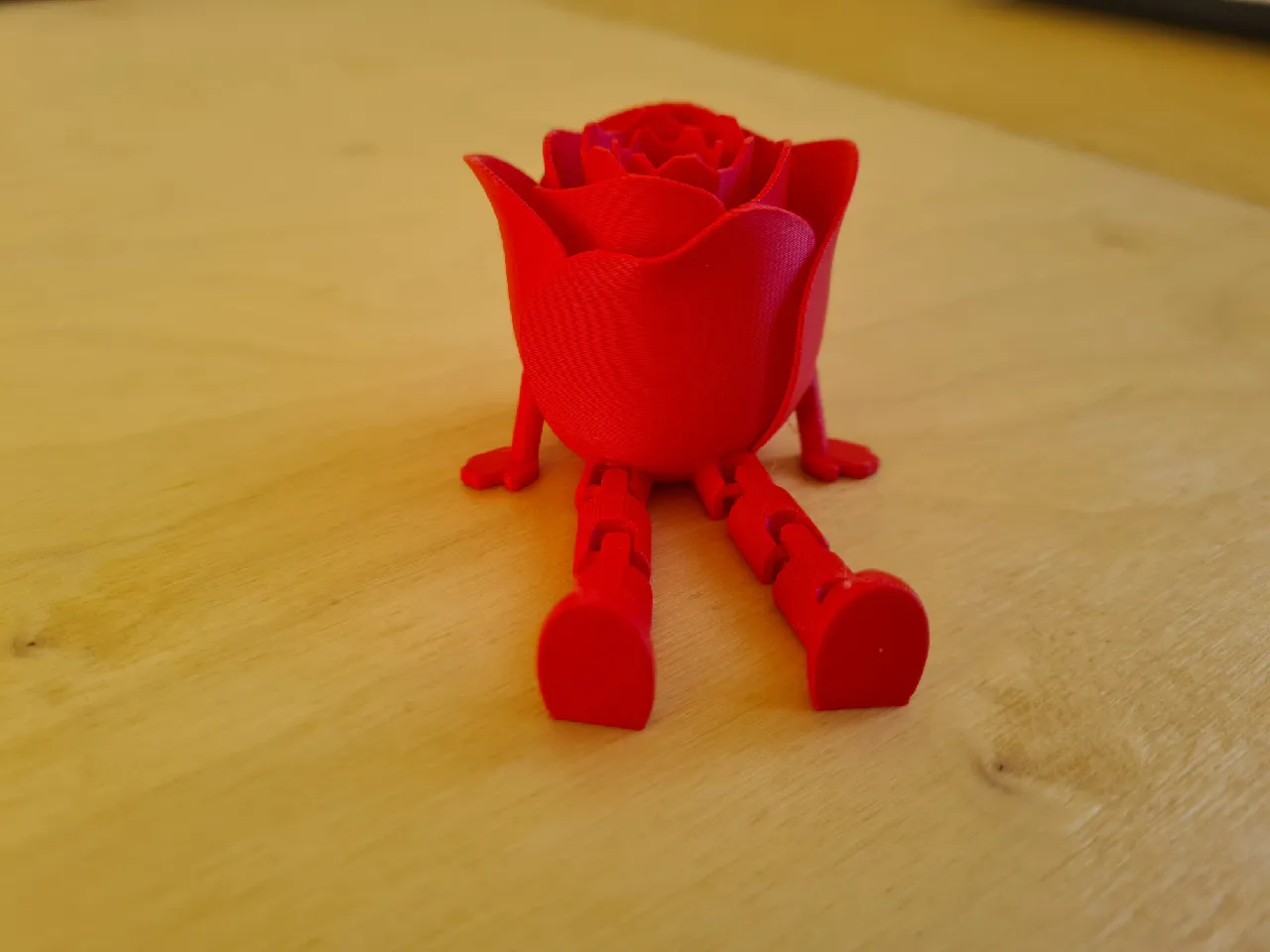 Articulated Rose (Valentines Day) by Molodos | Download free STL model