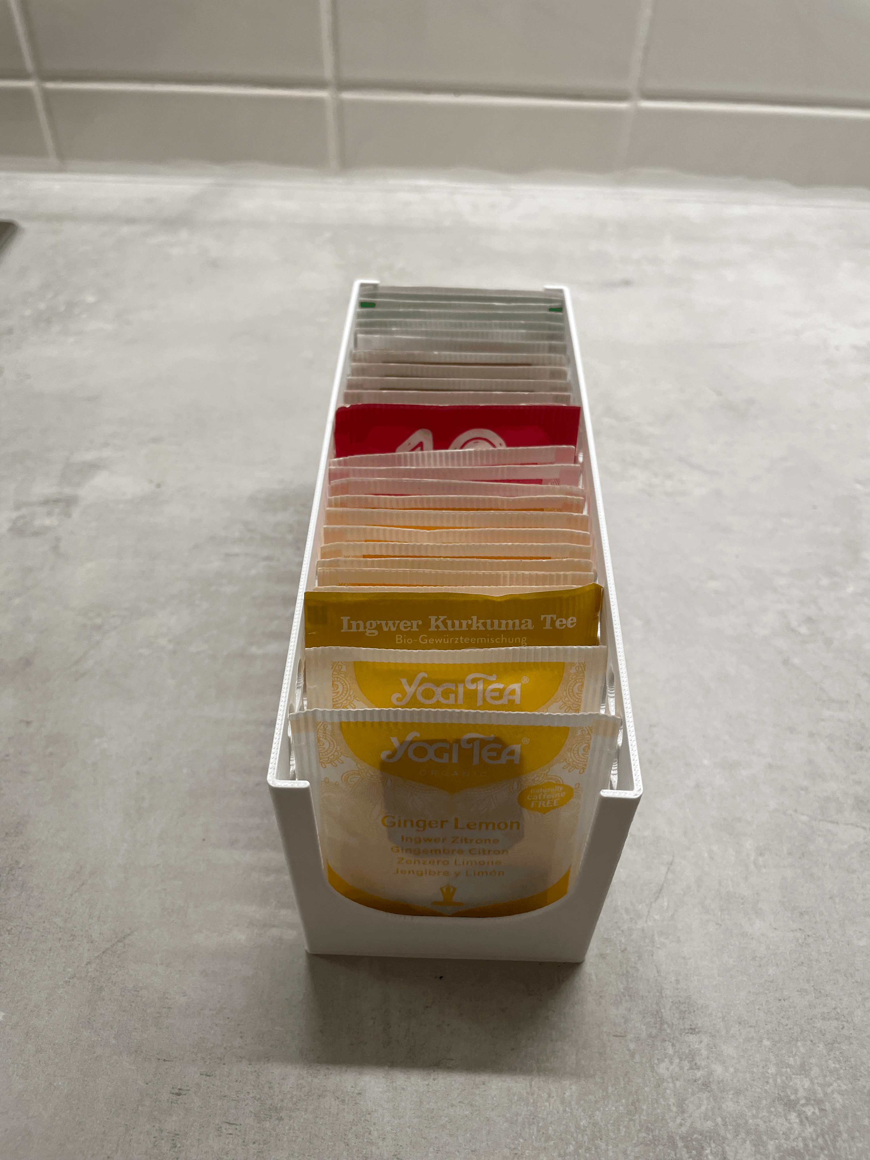 Miniatura 4 do modelo 3D Teabag Box voronoi - stackable
