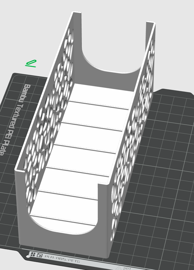 Miniatura 2 do modelo 3D Teabag Box voronoi - stackable