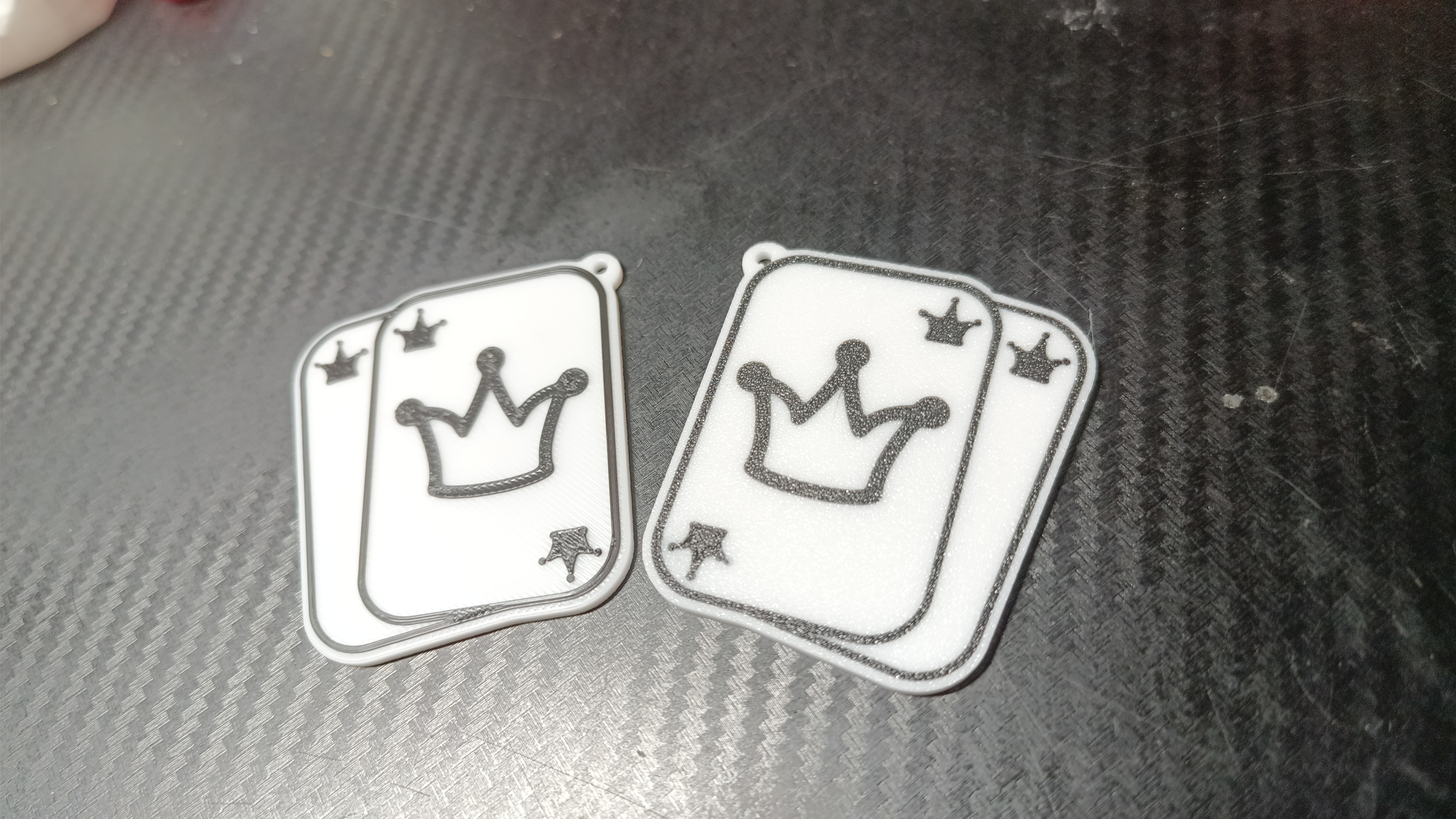 Playing cards joker keychain