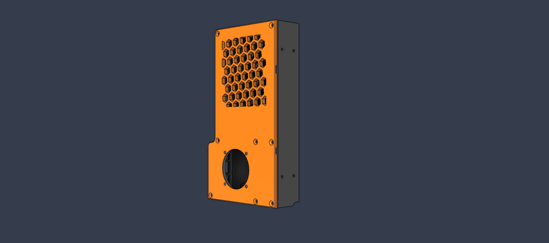 Prusa MK3/S Einsy Raspberry PI 4B/3B Enclosure For Prusa Bear - Remix With 5010 Fan