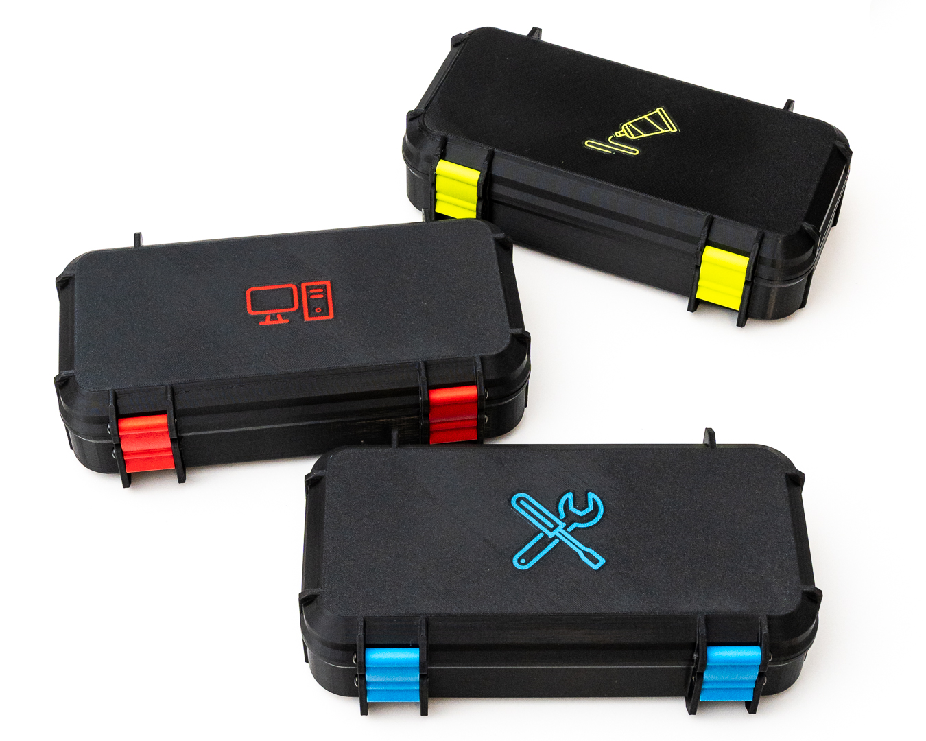 Parametric protective case / toolbox 3D model thumbnail