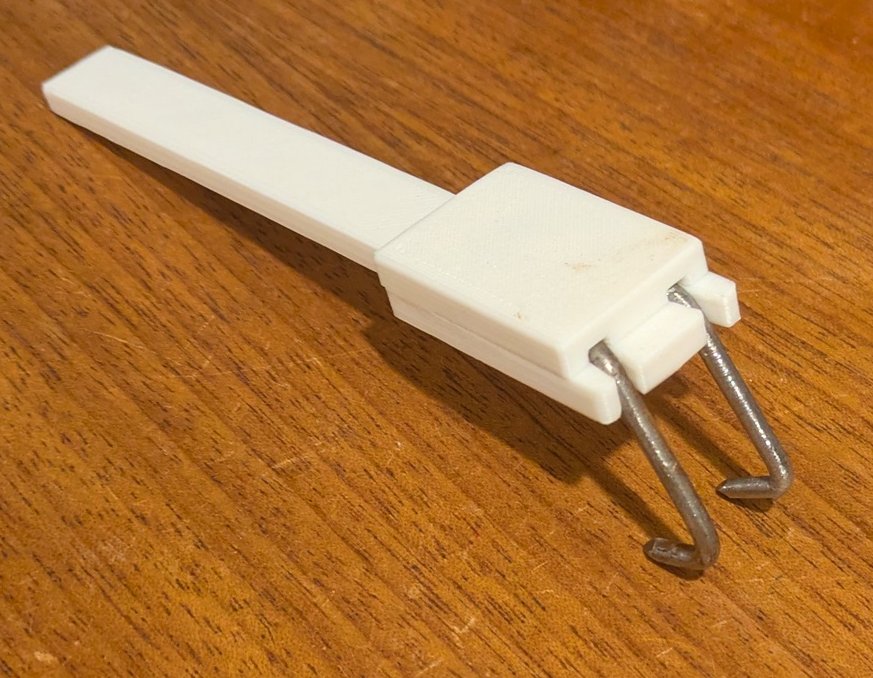Bonsai Root Rake for 3" (75mm) Nails. Parametric for slight nail size variations.