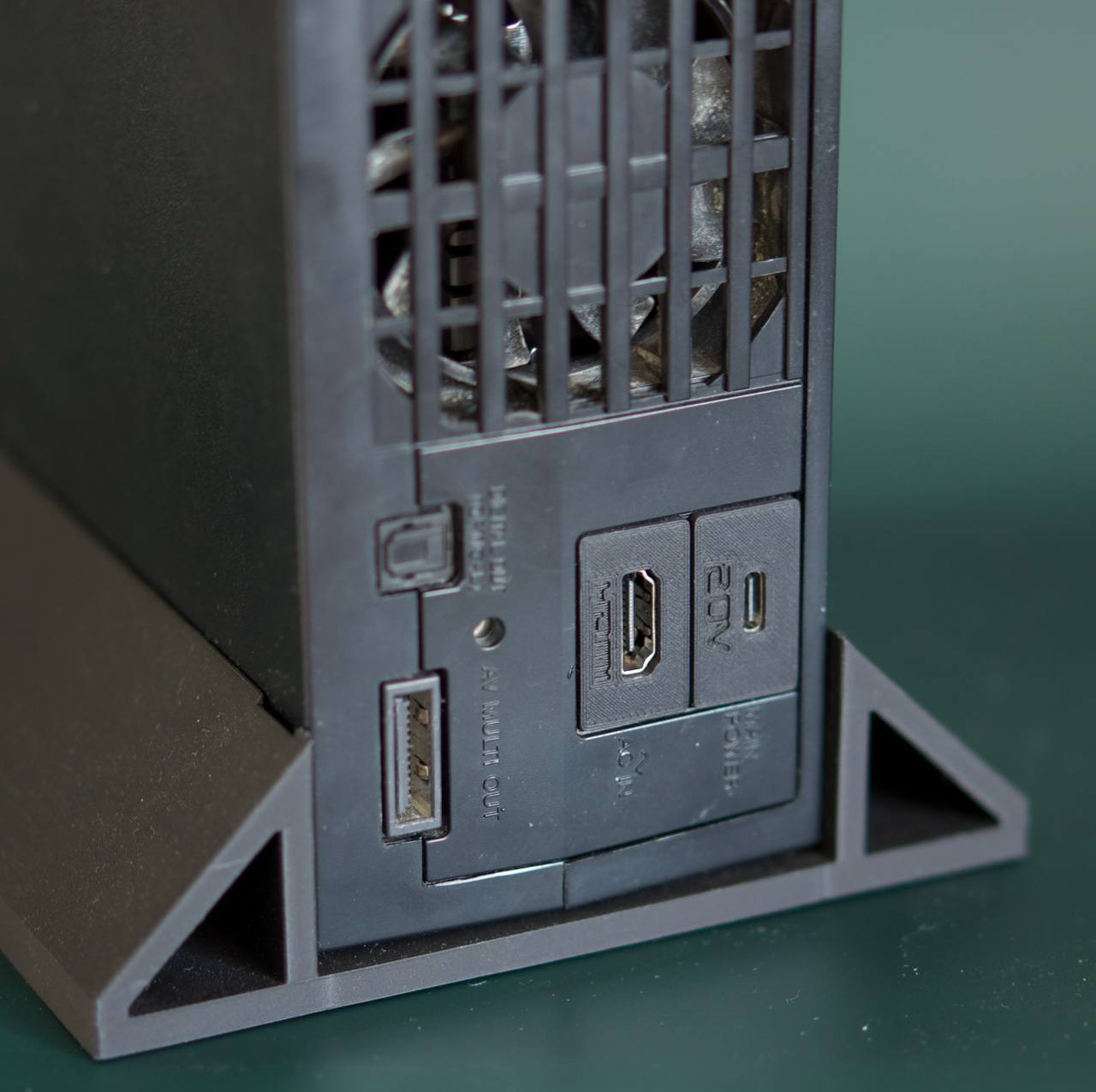 Sony PlayStation 2 FAT HDMI and USB-C Mod Cover