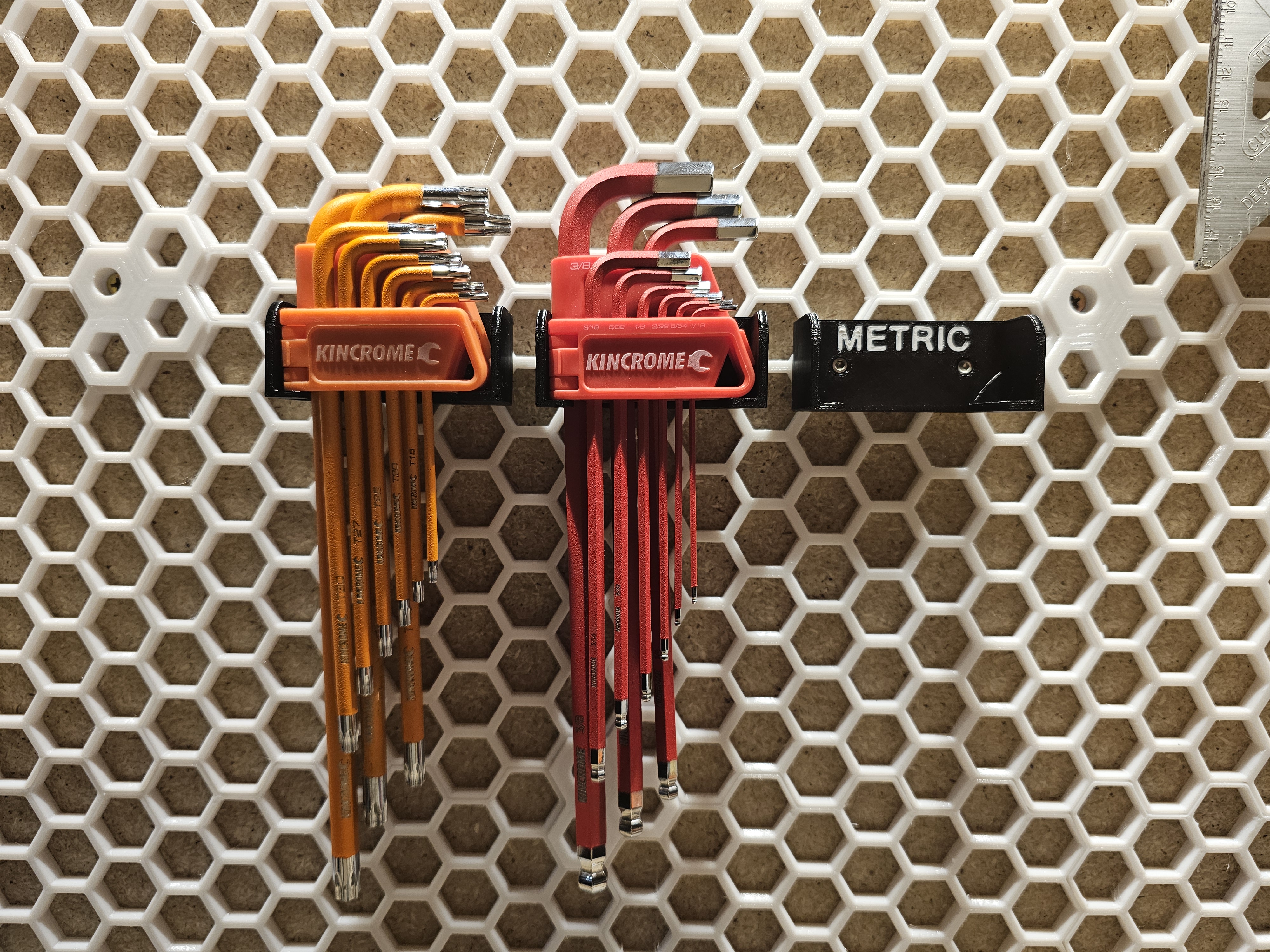 Honeycomb Storage Wall (HSW) Hex/Allen Key Set mount